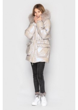 Cvetkov перлова зимова куртка для дівчинки Ясмін 3